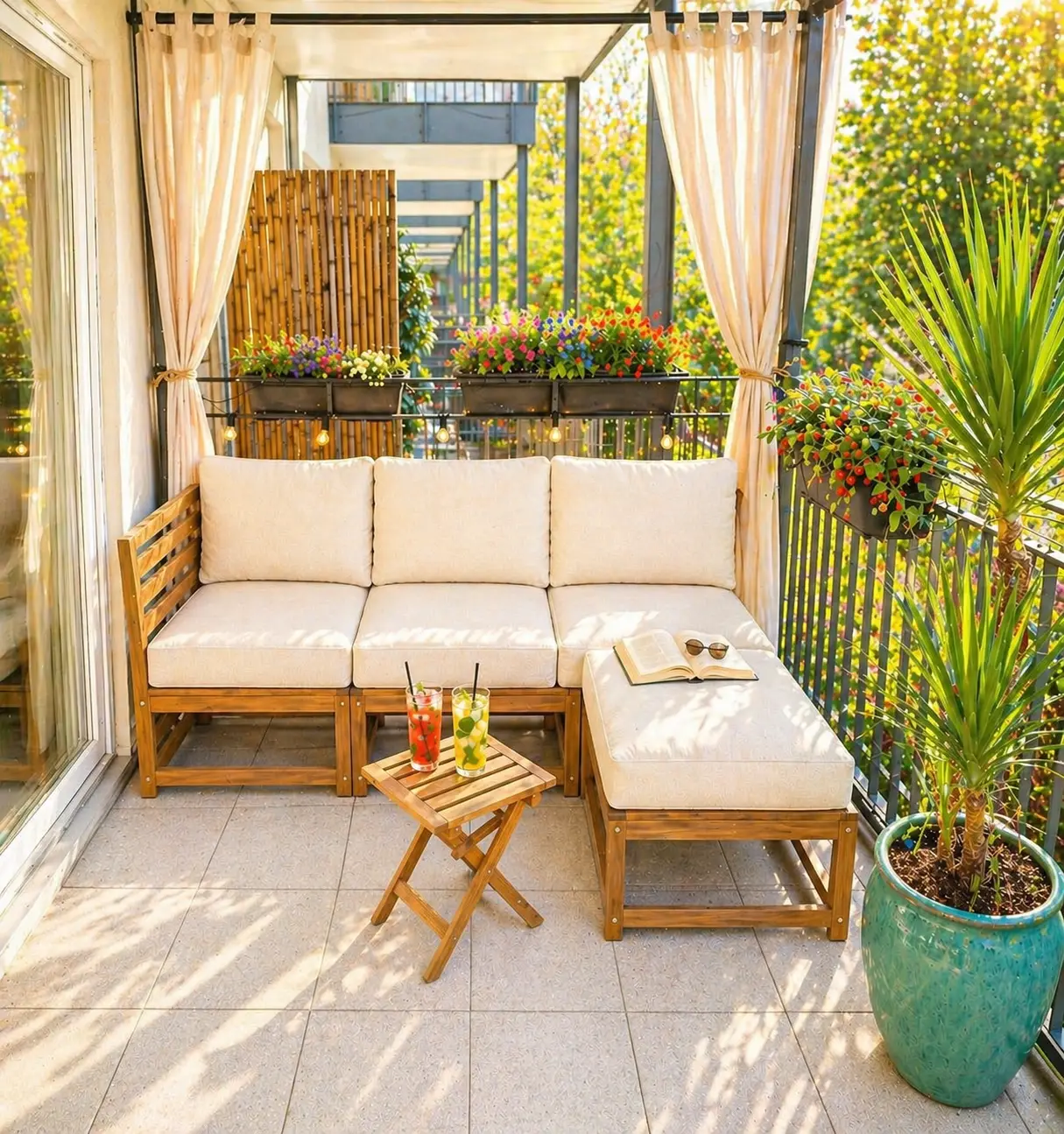 Balkon nachher
